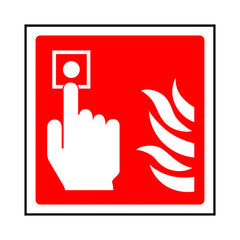 Fire Alarm Icon - Square - Square Sign FE050 FE SQ1