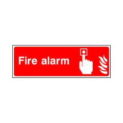 Fire Alarm V2 & Icon - Landscape Sign FE034 FE LN3
