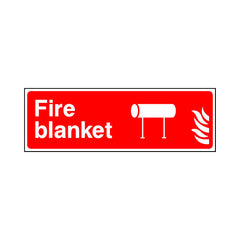 Fire Blanket & Icon - Landscape Sign FE042 FE LN3