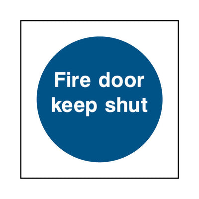 Fire Door Keep Shut - Square Sign FP014 FP SQ1