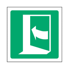 Fire Exit Left V2 - Icon Only - Square Sign EE057 EE SQ1
