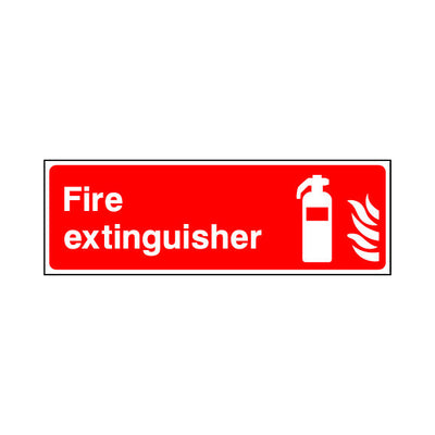 Fire Extinguisher & Icon - Landscape Sign FE035 FE LN3