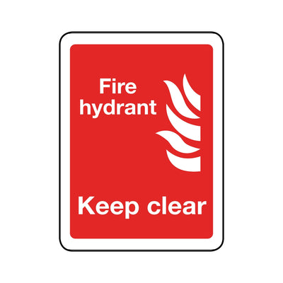 Fire Hydrant Keep Clear Sign