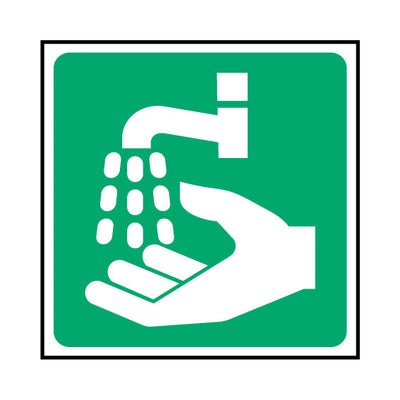 First Aid Hand Wash - Icon Only - Square Sign  FAD019 FAD SQ1