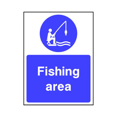 Fishing Area - Portrait Sign v2 WS055 WS PT1