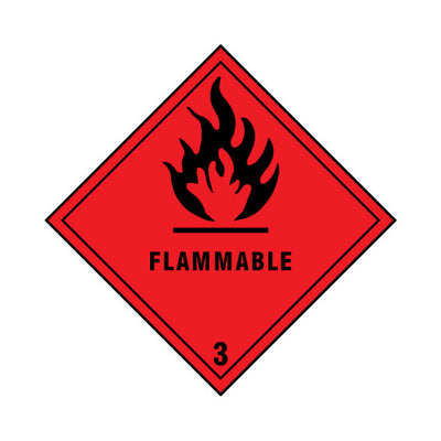 Flammable 3 - Hazzard - Sign DS001 DS DM1