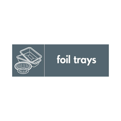 Foil Trays & Icon - Landscape Sign MR014 MR LN3