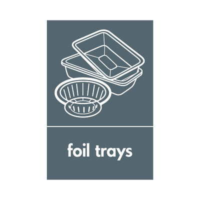 Foil Trays & Icon - Portrait Sign MR046 MR PT1