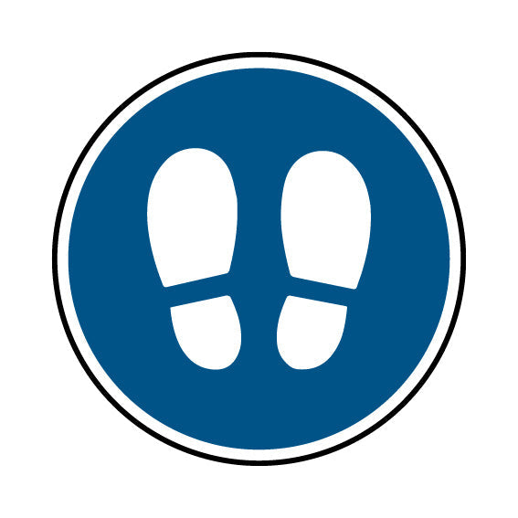 Foot Location Circle - Floor Graphics Sign | UK Safety Sign - One Printer