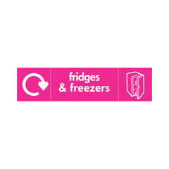Fridges & Freezers & Icon Recycling - Landscape Sign ER097 ER LN3