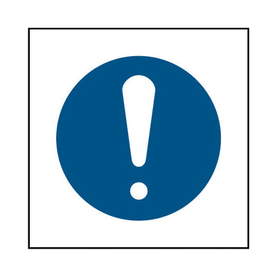 General Mandatory Action - Square Sign MM001 MP SQ1