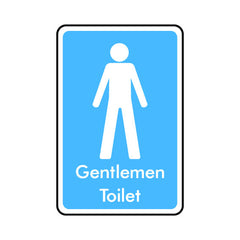 Gentlemen Toilet - Portrait Sign IS008 IS PT1