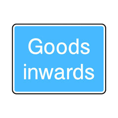 Goods Inwards - Landscape Sign IS059 IS LN1