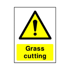 Grass Cutting - Portrait Sign - PT1 CA030 CA