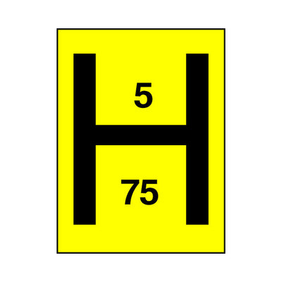 H Point (5/75) - Portrait Sign FE026 FE PT1