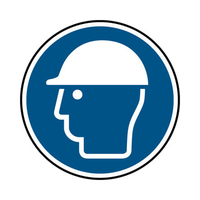 Hard Hat Circle Icon - Circle Sign FG001 FG CR1
