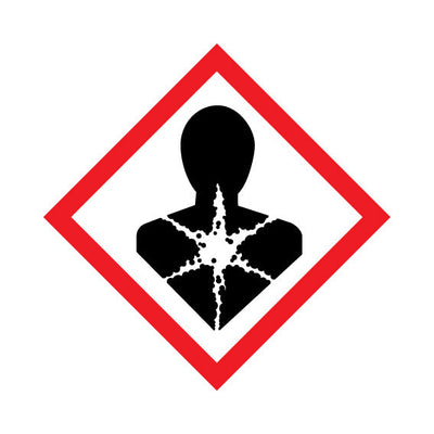 Health Hazard Symbol Only (Red Outline) - Sign DS048 DS DM1