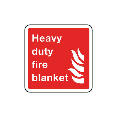 Heavy Duty Fire Blanket Sign