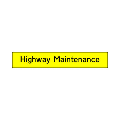 Highway Maintenance - Landscape Sign - LN3 CN056 CN
