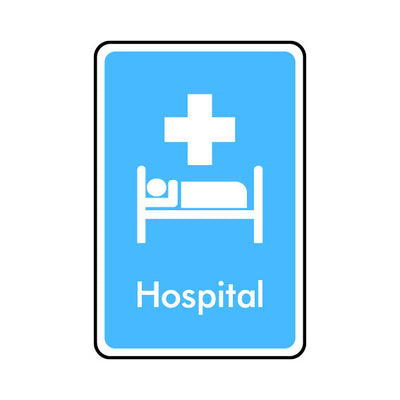 Hospital - Portrait Sign IS016 IS PT1