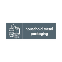 Household Metal Packaging & Icon (v1) - Landscape Sign MR016 MR LN3