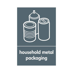 Household Metal Packaging & Icon (v1) - Portrait Sign MR047 MR PT1