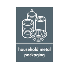 Household Metal Packaging & Icon (v2) - Portrait Sign MR048 MR PT1