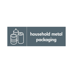 Household Metal Packaging & Icon (v3) - Landscape Sign MR018 MR LN3