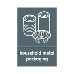 Household Metal Packaging & Icon (v3) - Portrait Sign MR049 MR PT1
