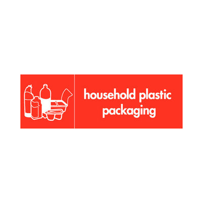 Household Plastic Packaging & Icon - Landscape Sign PLA006 PLA LN3