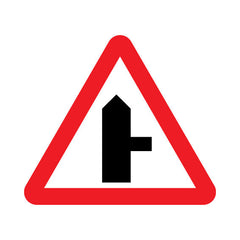 Junction On Right Ahead - Landscape Sign UKT029 UKT LN1