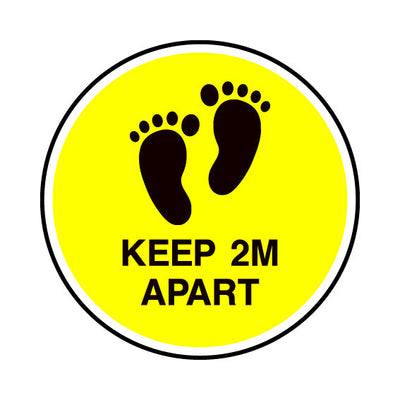 Keep 2 Apart Circle - Circle Sign FG043 FG CR1