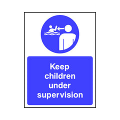 Keep Children Under Supervision - Portrait Sign WS056 WS PT1