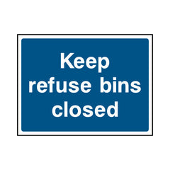 Keep Refuse Bins Closed - Landscape Sign FPH041 FPH LN1