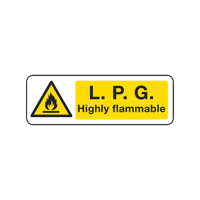 Log Highly Flammable Sign