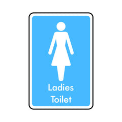 Ladies Toilet - Portrait Sign IS003 IS PT1