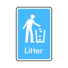 Litter - Portrait Sign IS020 IS PT1