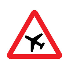 Low-flying Aircraft Or Sudden Aircraft Noise - Landscape Sign UKT034 UKT LN1