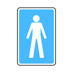 Male Toilet - Icon Only - Portrait Sign IS006 IS PT1