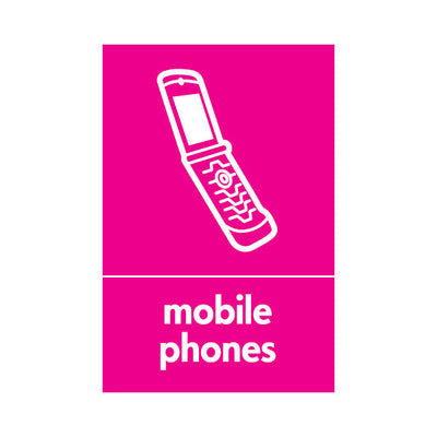 Mobile Phones Disposal - Portrait Sign ER020 ER PT1