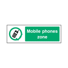 Mobile Phones Zone - Landscape Sign GP133 GP LN3