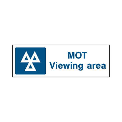 Mot Viewing Area - Landscape Sign GS013 GS LN3
