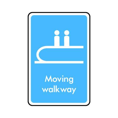 Moving Walkway - Portrait Sign IS040 IS PT1