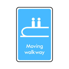 Moving Walkway - Portrait Sign IS040 IS PT1