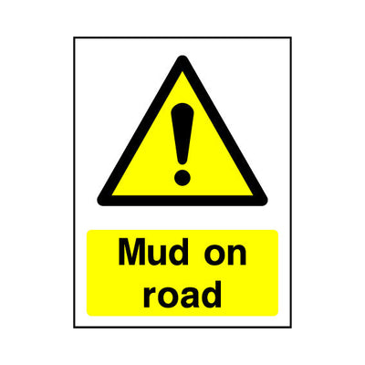 Mud On Road - Portrait Sign - PT1 CA059 CA