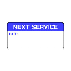 Next Service - Date - Sticker Sheet QCS048 QCS ST1