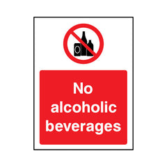 No Alcoholic Beverages - Portrait Sign GP122 GP PT1