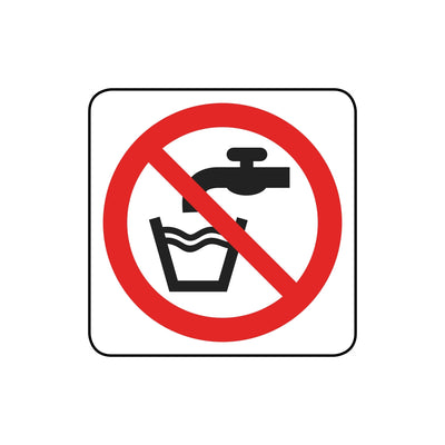 No Drinking - Symbol Sign