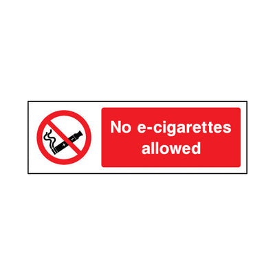 No E-cigarettes Allowed - Landscape Sign SP040 SP LN3