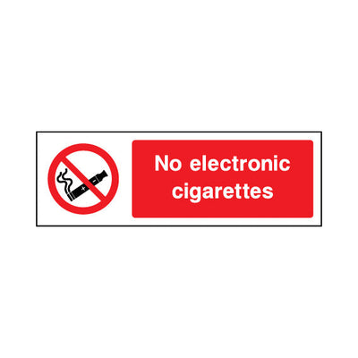 No Electronic Cigarettes - Landscape Sign SP041 SP LN3